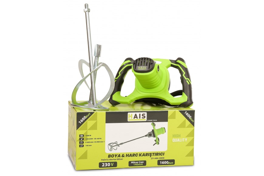 Hais Profesyonel Boya & Harç Karıştırıcı 1600 Watt