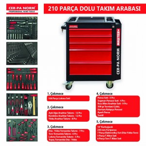 210 PARÇA DOLU TAKIM ARABASI CERPA
