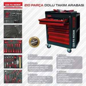 210 PARÇA YANLIKLI DOLU TAKIM ARABASI