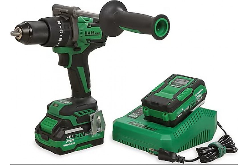 HAISPRO Profesyonel Darbeli Matkap 21 V 4.0 Ah Çift Akülü RB-DB2109